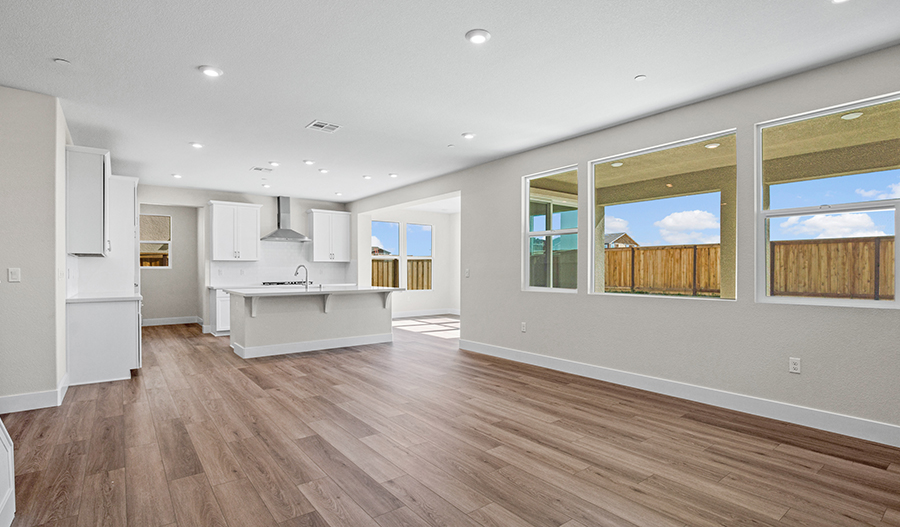 Great Room of the Andrea floor plan