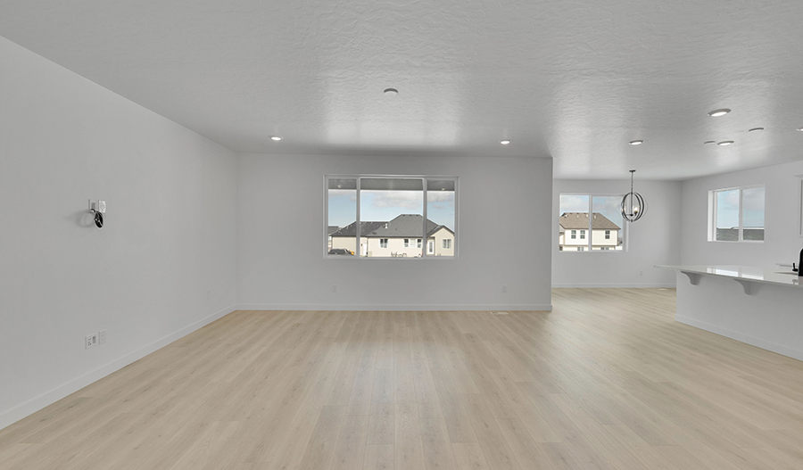 Great Room of the Delaney floor plan