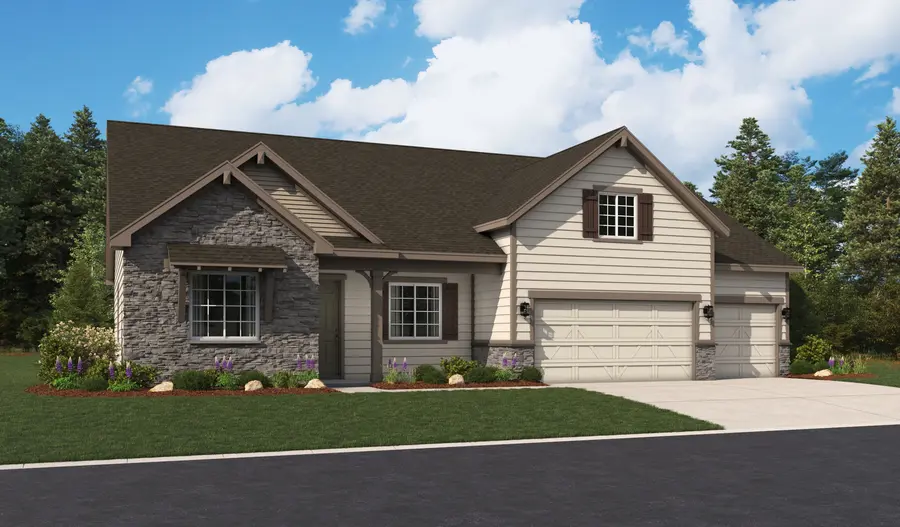 Exterior of a new home
