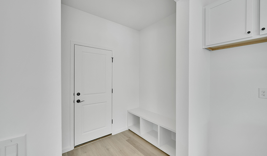 Mudroom of the Hemingway floor plan