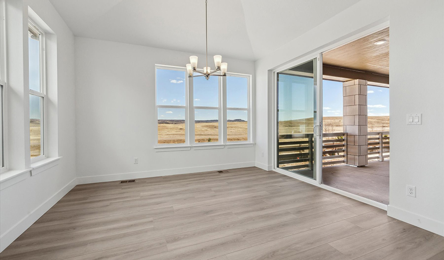 Dining of the Durango floor plan