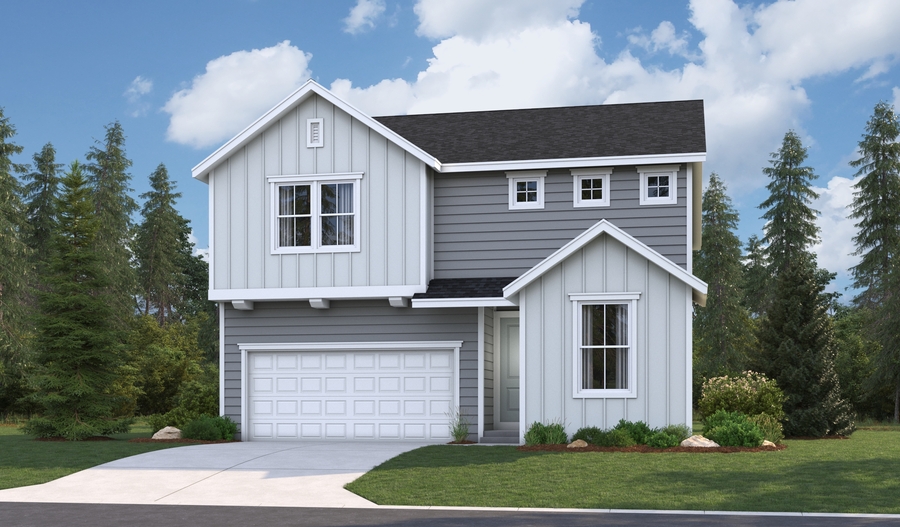 Elevation A of the Moonstone floor plan
