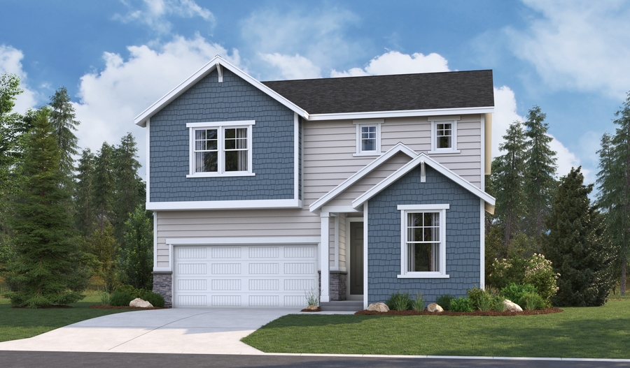 Elevation B of the Moonstone floor plan