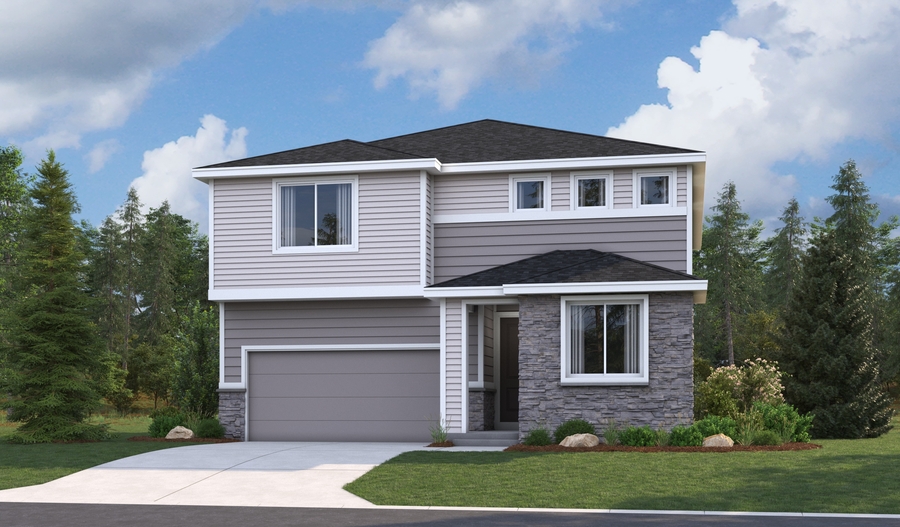 Elevation C of the Moonstone floor plan