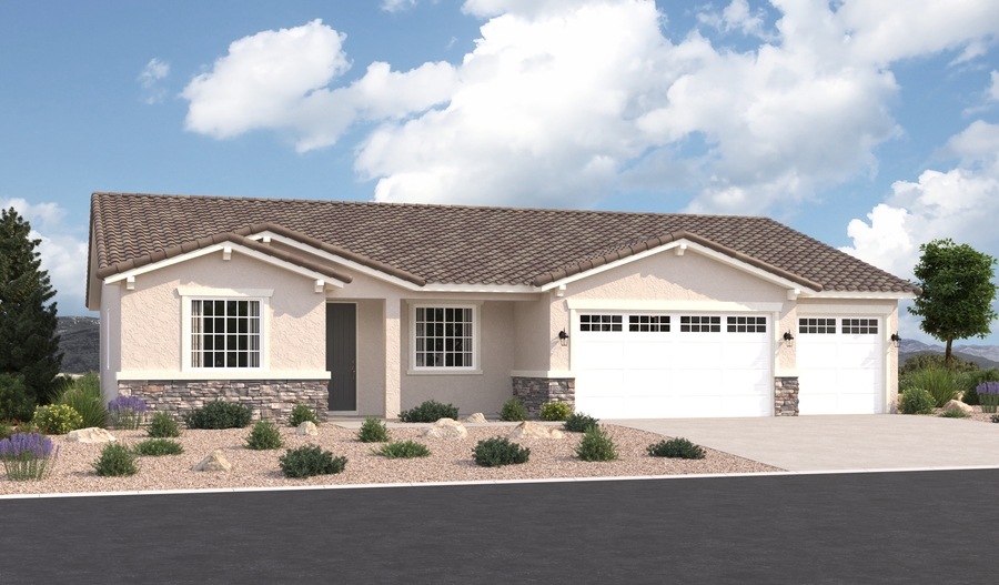 Elevation B of the Helena floor plan