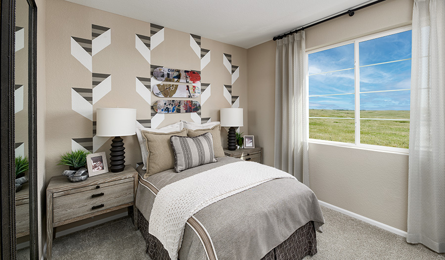 Bedroom of the Boston floor plan