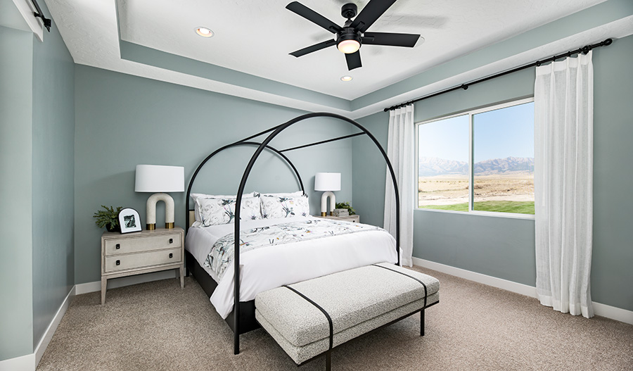 Bedroom of the Harris floor plan