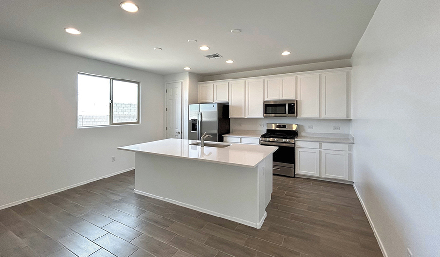 Kitchen of the Layla floor plan
