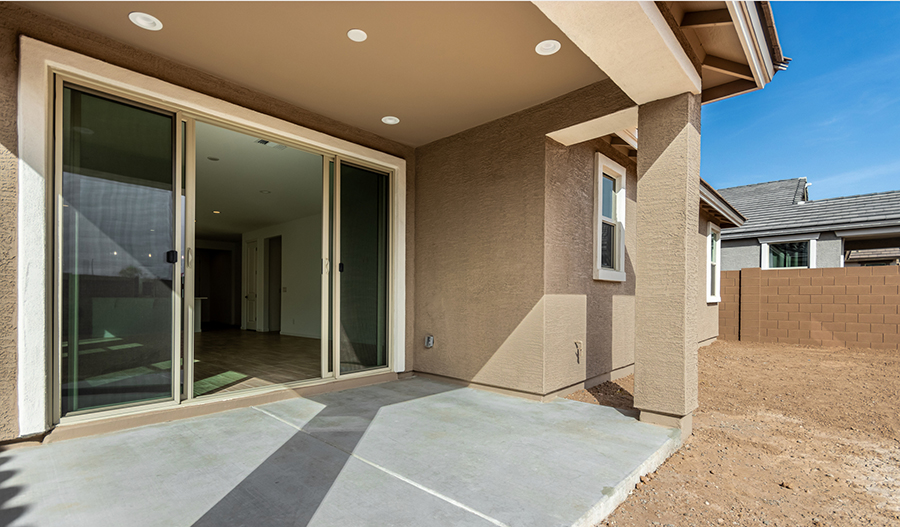 Patio of the Alexandrite floor plan