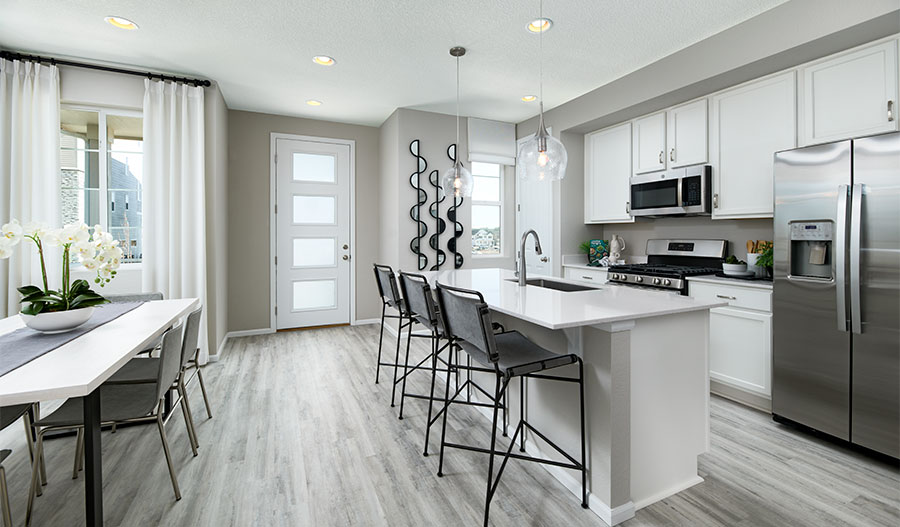 Kitchen of the Chicago floor plan