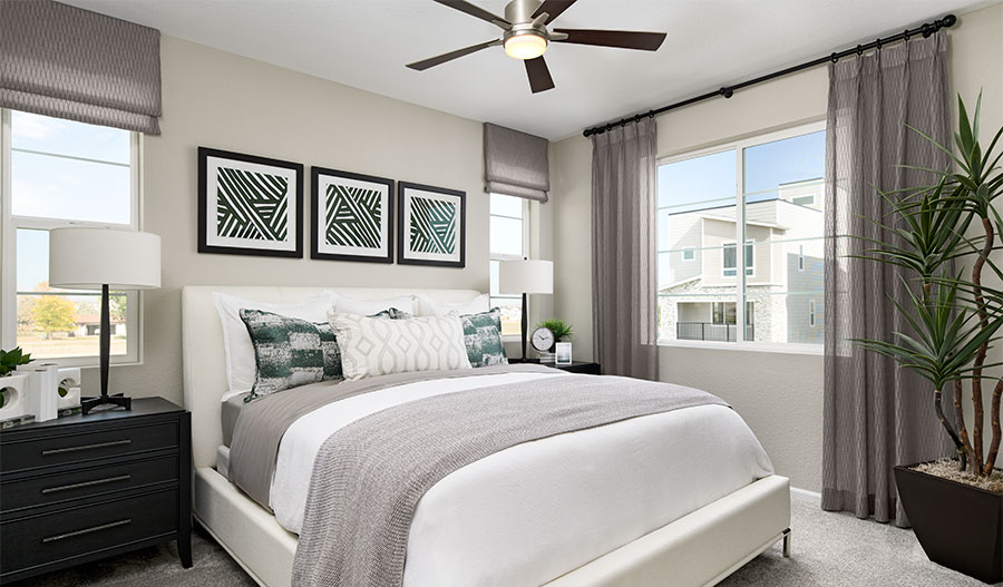 Bedroom of the Chicago floor plan