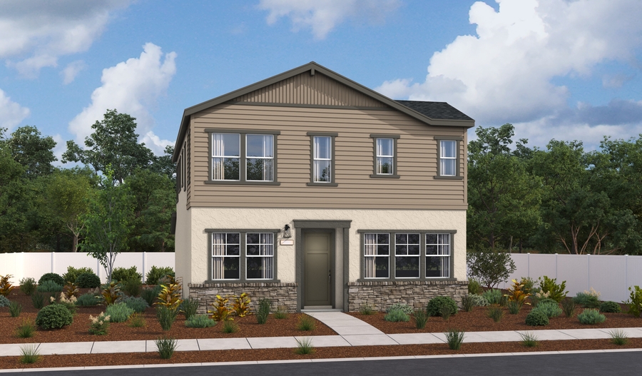 Elevation C of the Somerset floor plan