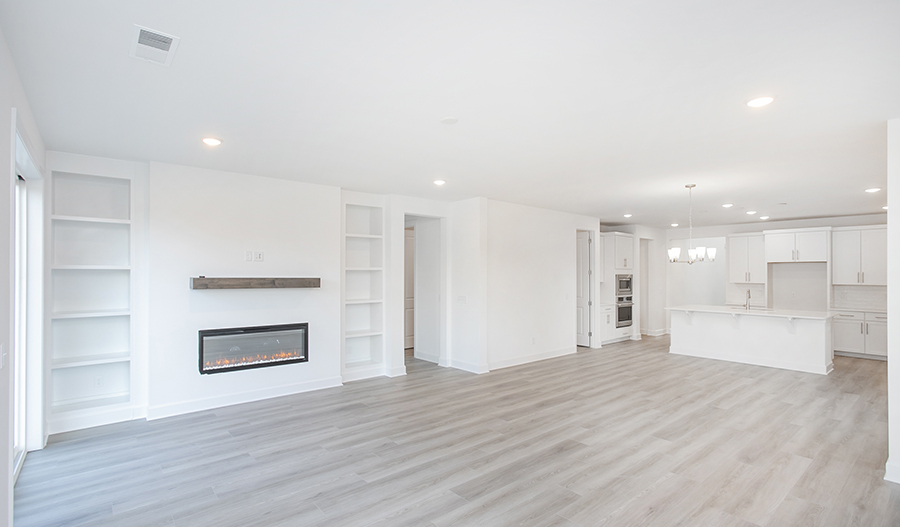Great Room of the Dupont floor plan