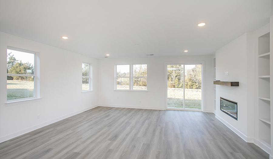 Great Room of the Dupont floor plan