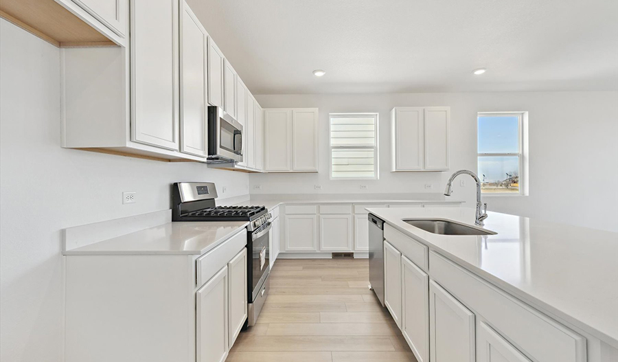 Kitchen of the Agate floor plan