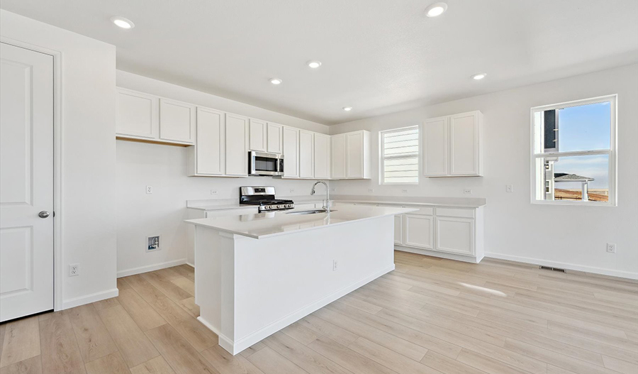 Kitchen of the Agate floor plan