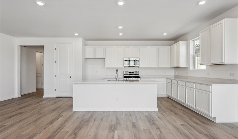 Kitchen of the Agate floor plan