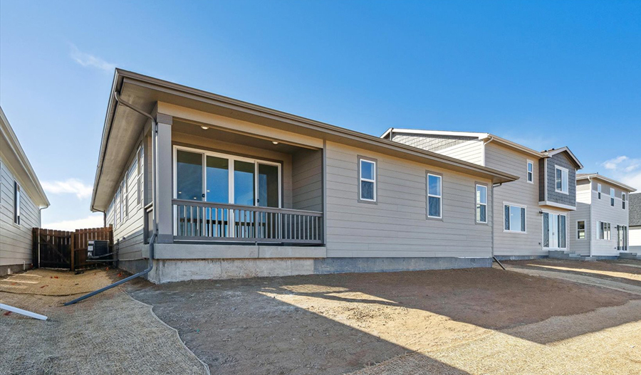 Rear Exterior of the Alexandrite floor plan