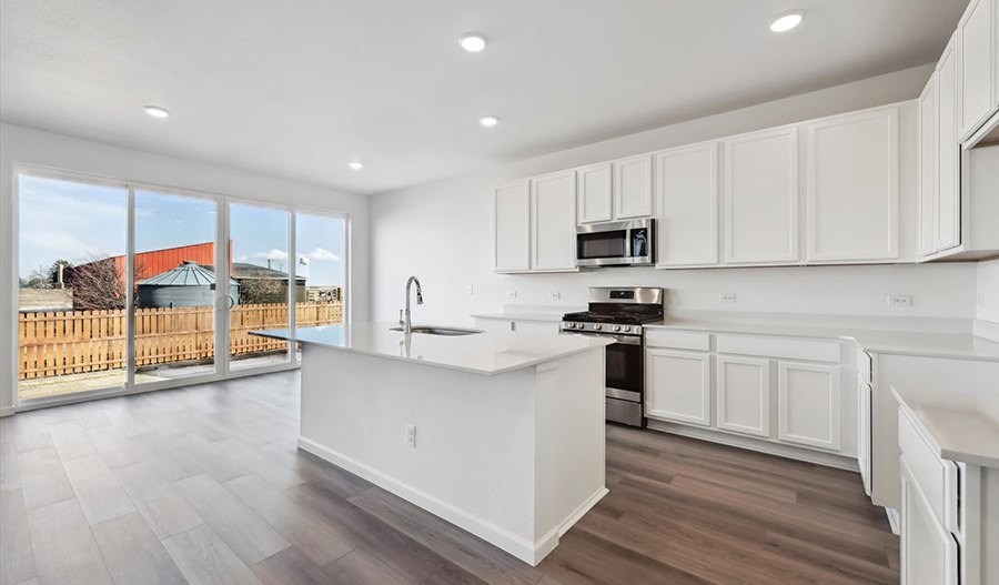 Kitchen of the Moonstone floor plan