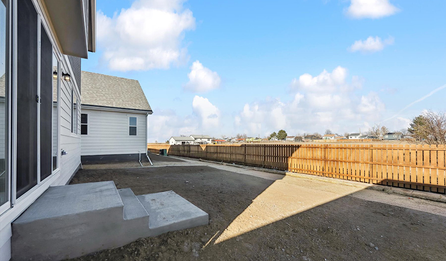 Rear Exterior of the Moonstone floor plan