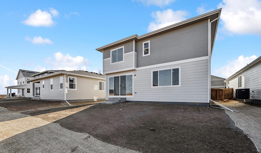 Rear Exterior of the Moonstone floor plan