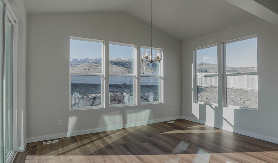 Sunroom of the Helena floor plan
