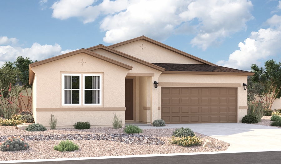 Elevation A of the Alexandrite floor plan