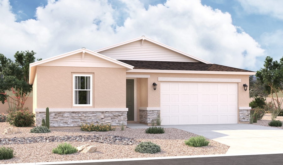 Elevation B of the Alexandrite floor plan