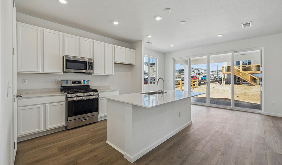 Kitchen of the Coral floor plan