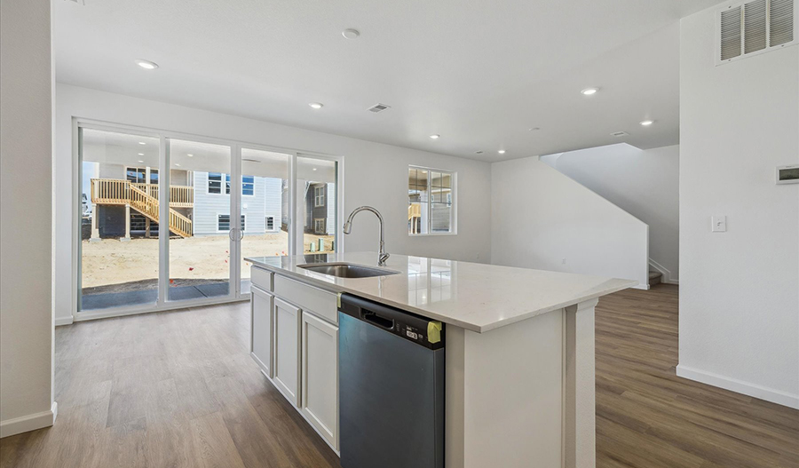 Kitchen of the Coral floor plan