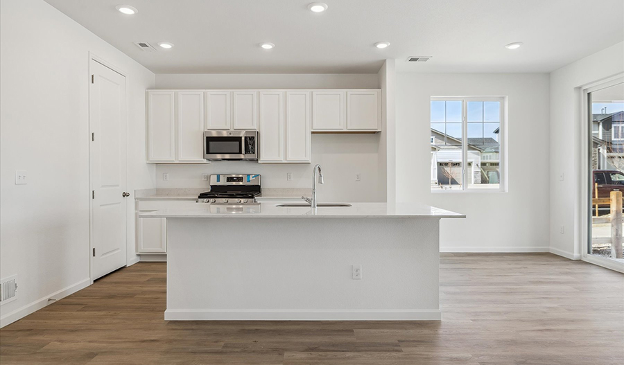 Kitchen of the Coral floor plan