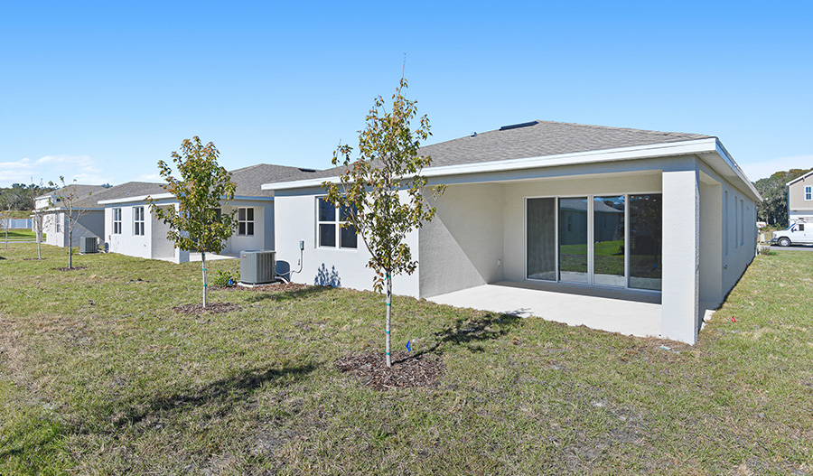 Rear Exterior of the Ruby floor plan
