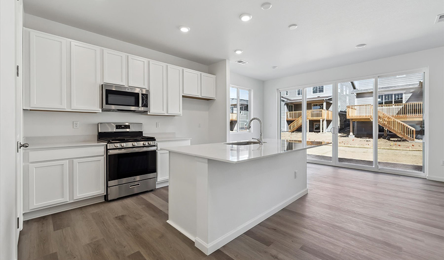 Kitchen of the Coral floor plan