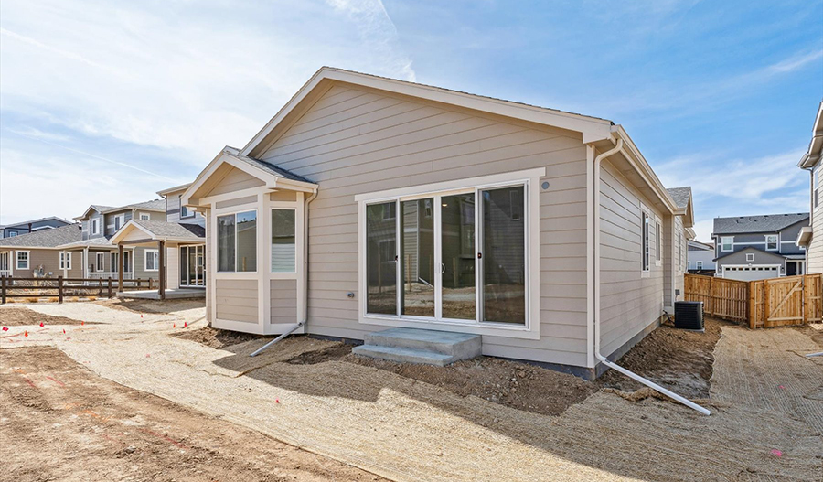 Rear Exterior of the Peridot floor plan