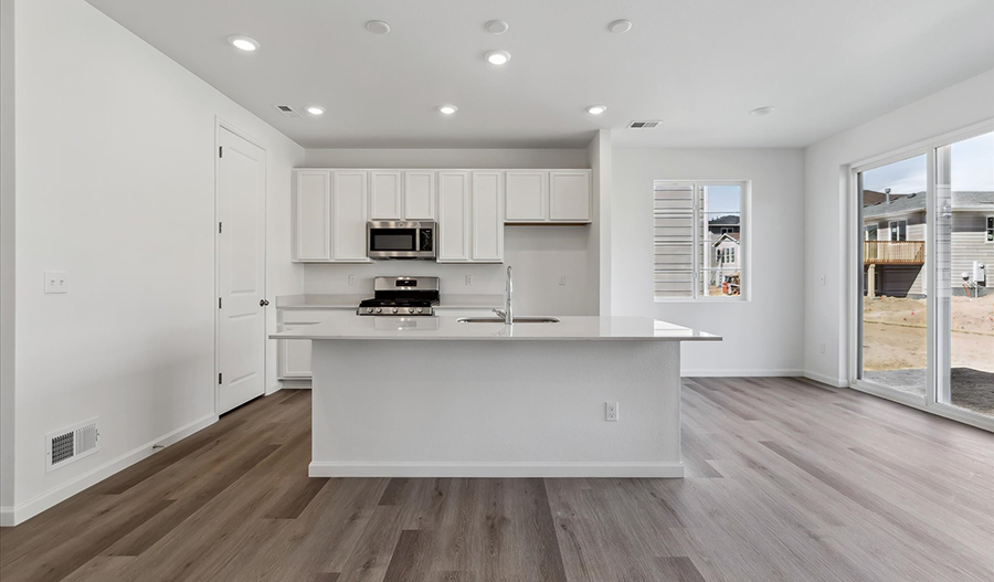 Kitchen of the Coral floor plan