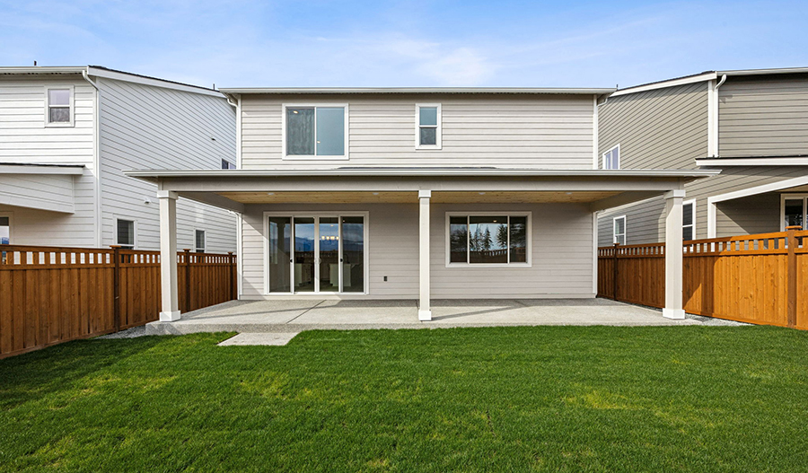 Rear Exterior of the Moonstone floor plan