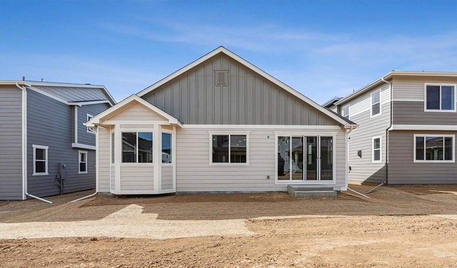 Rear Exterior of the Agate floor plan