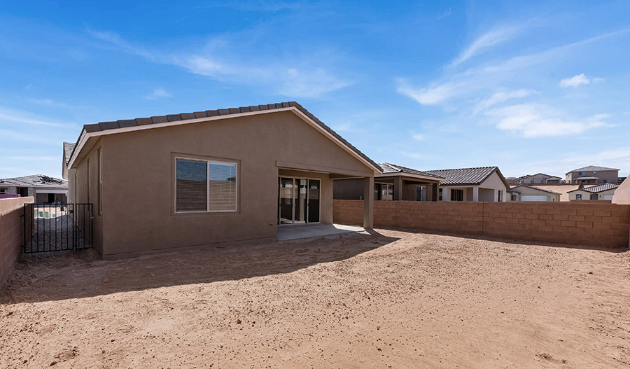 Rear Exterior of the Larimar floor plan