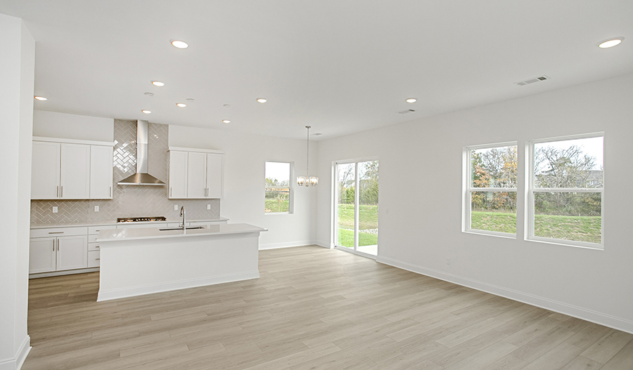 Great Room and Kitchen of the Avril floor plan