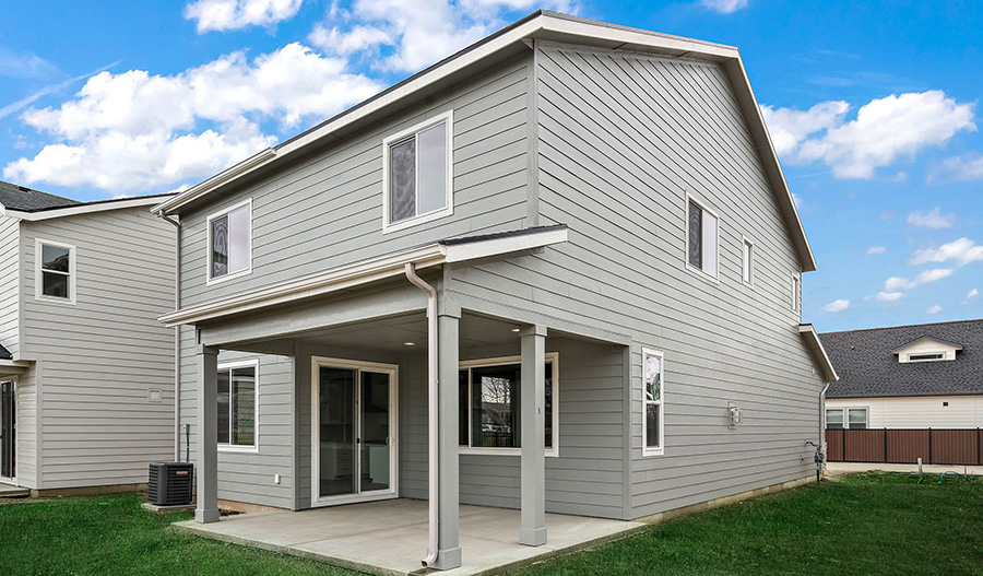 Rear Exterior of the Liesel floor plan