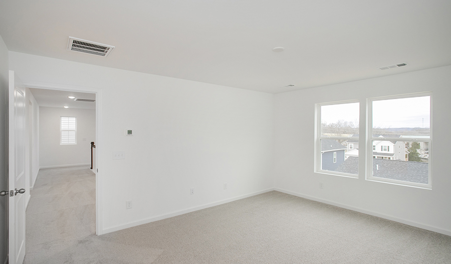 Bedroom of the Hopewell floor plan