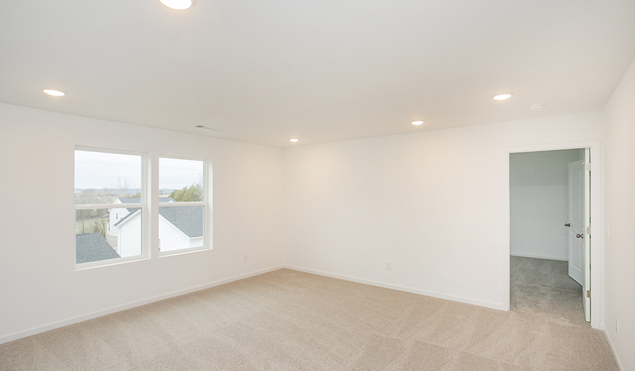 Bedroom of the Hopewell floor plan