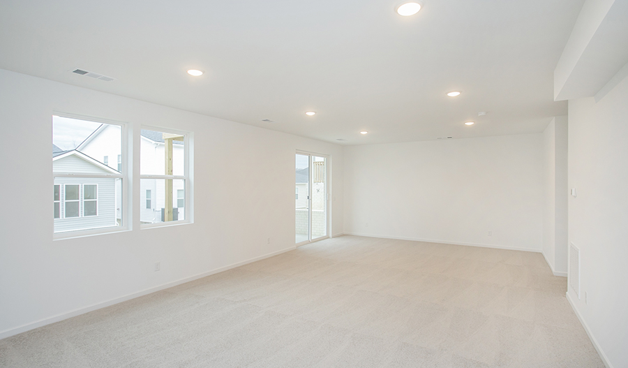 Basement of the Hopewell floor plan
