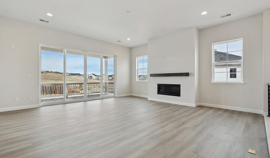 Great Room of the Darius floor plan