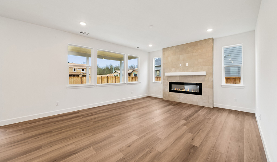 Great Room of the Andrea floor plan