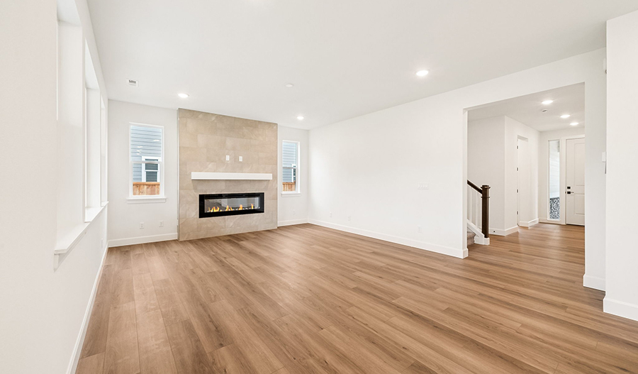 Great Room of the Andrea floor plan