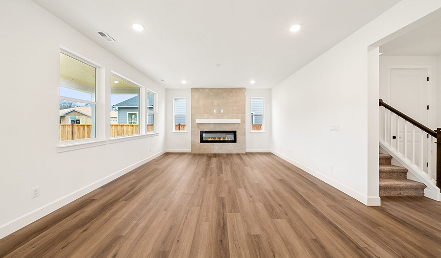 Great Room of the Andrea floor plan