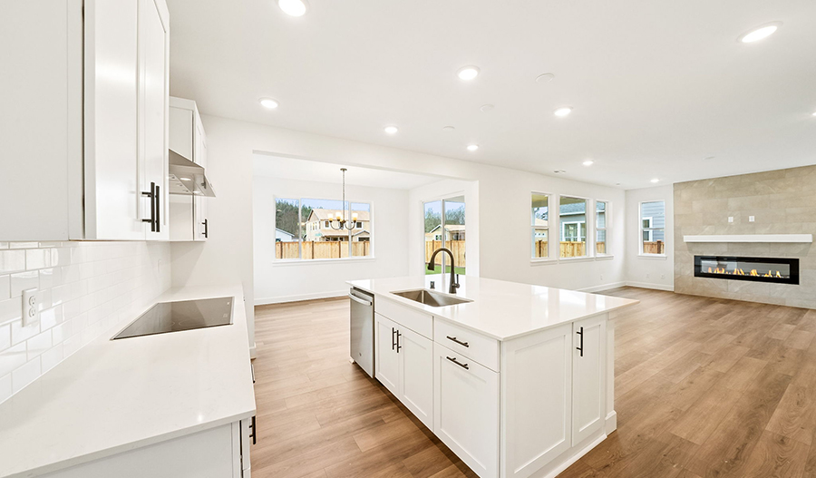 Kitchen of the Andrea floor plan