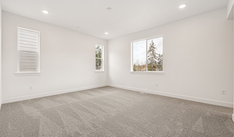Bedroom of the Lowery floor plan