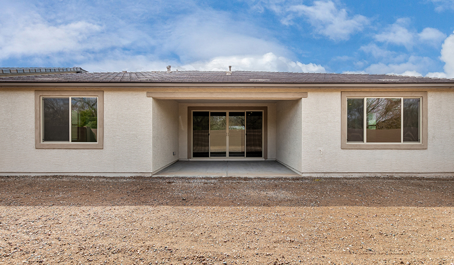 Rear Exterior of the Deacon floor plan